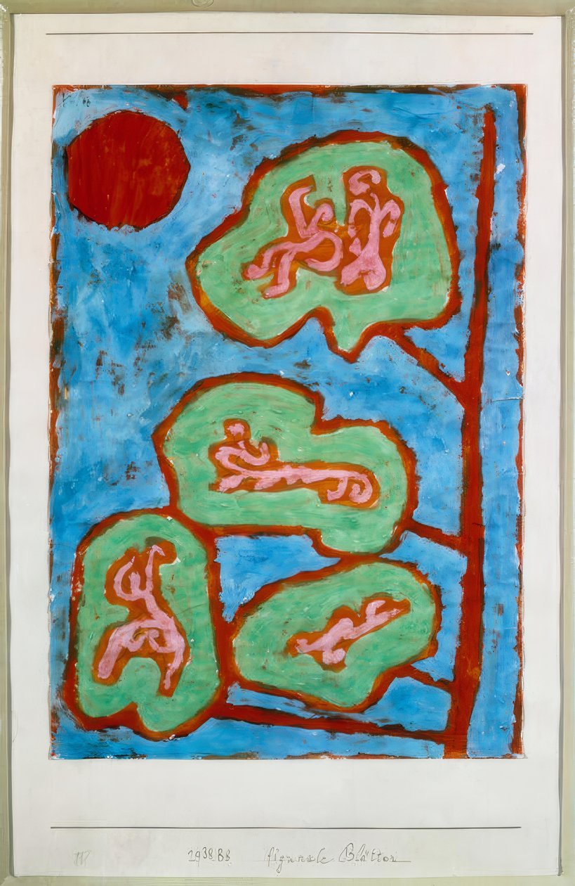 Figurative Leaves by Paul Klee