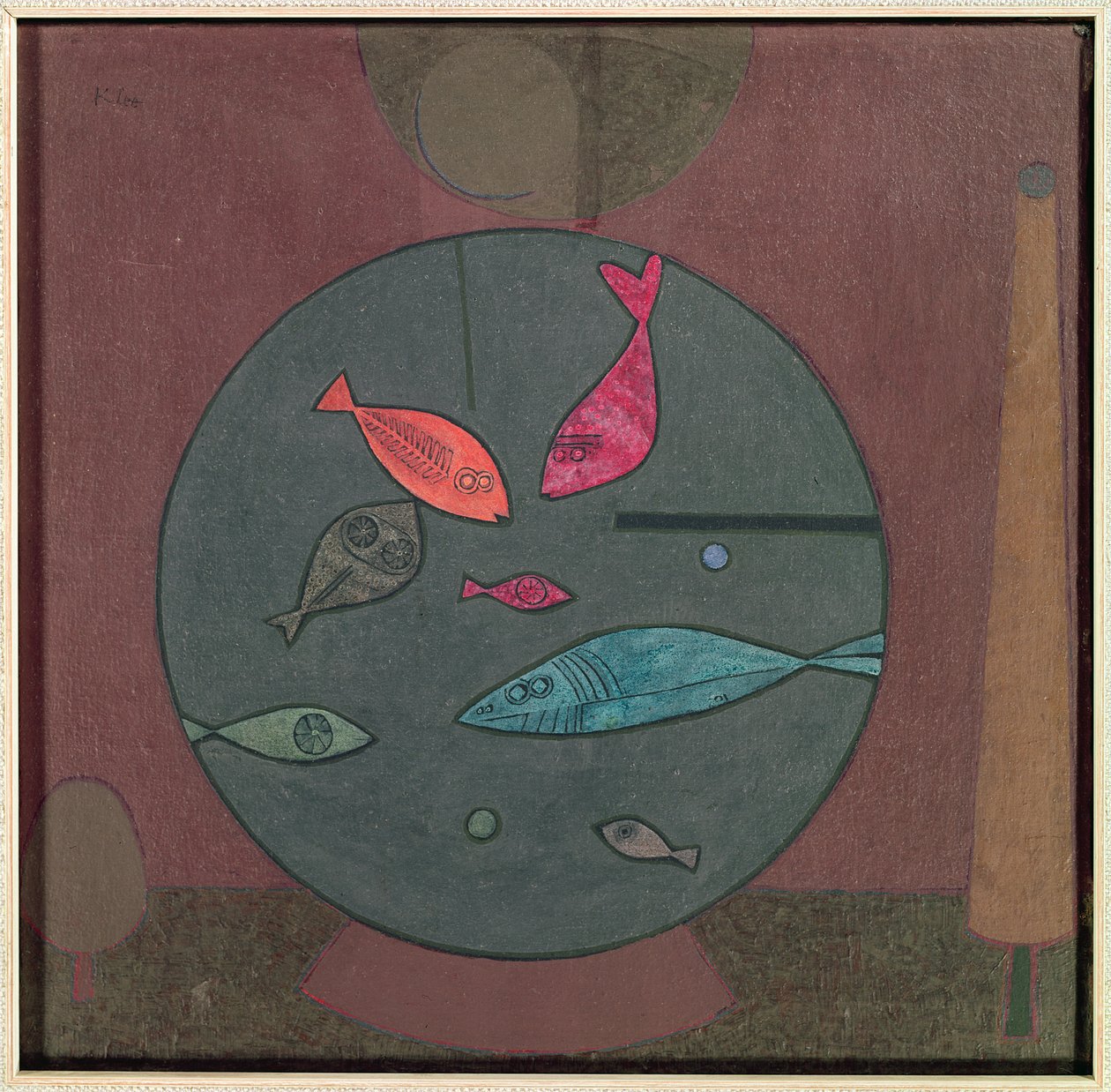 Fish in a Circle by Paul Klee