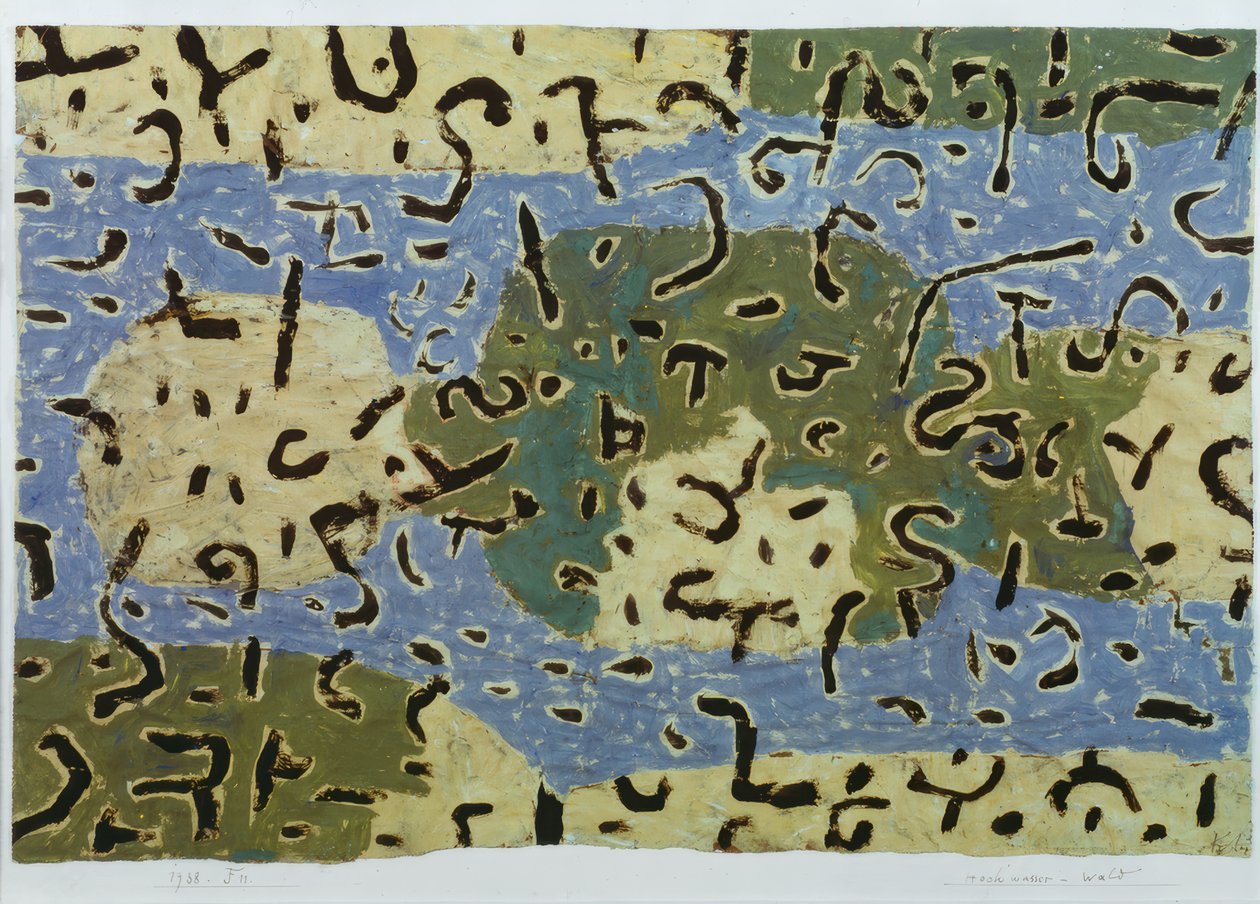 Flood Forest by Paul Klee