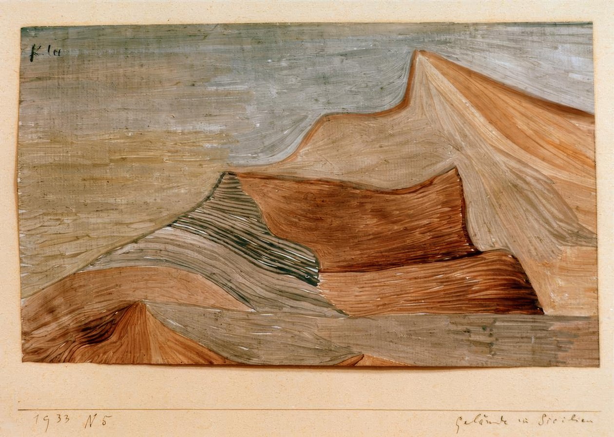 Terrain in the South by Paul Klee