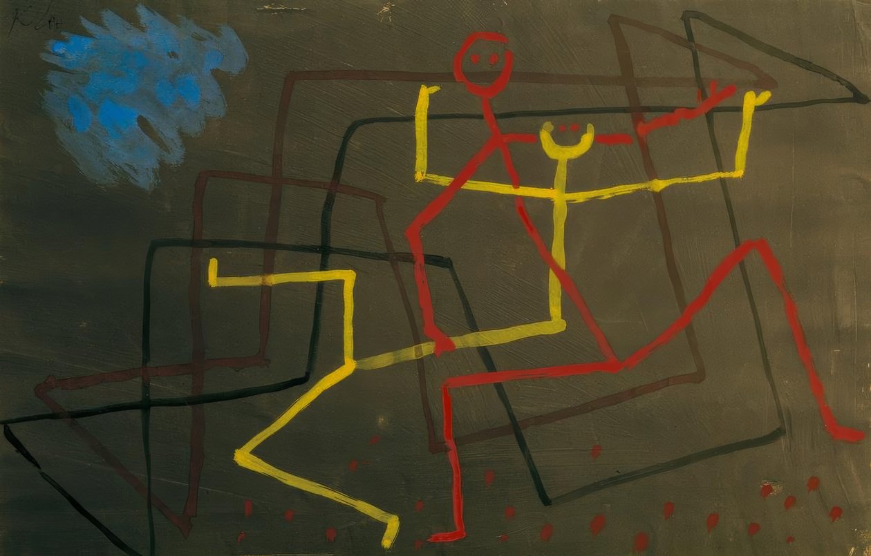 Yellow Succumbs by Paul Klee