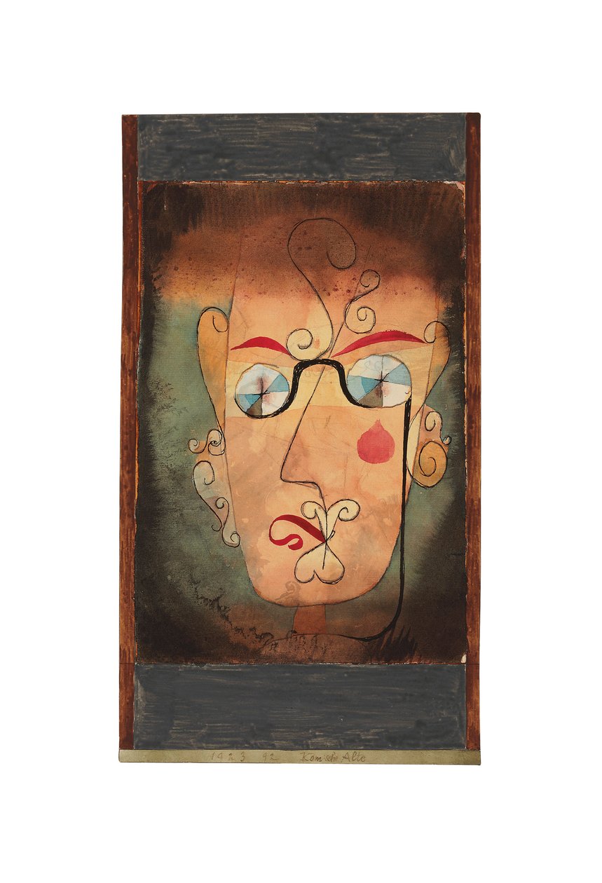 Funny Old Woman by Paul Klee