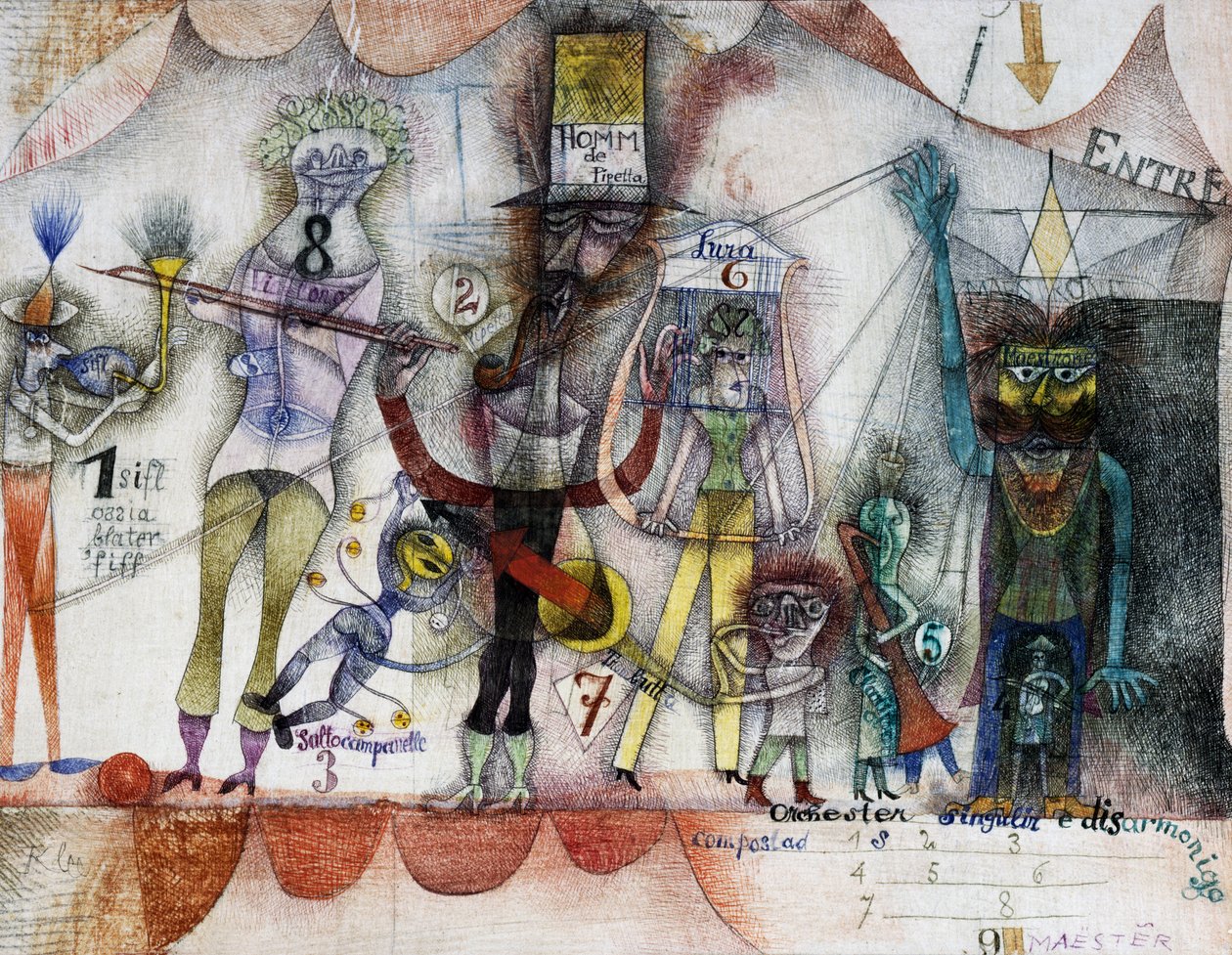 Music at the Fair by Paul Klee