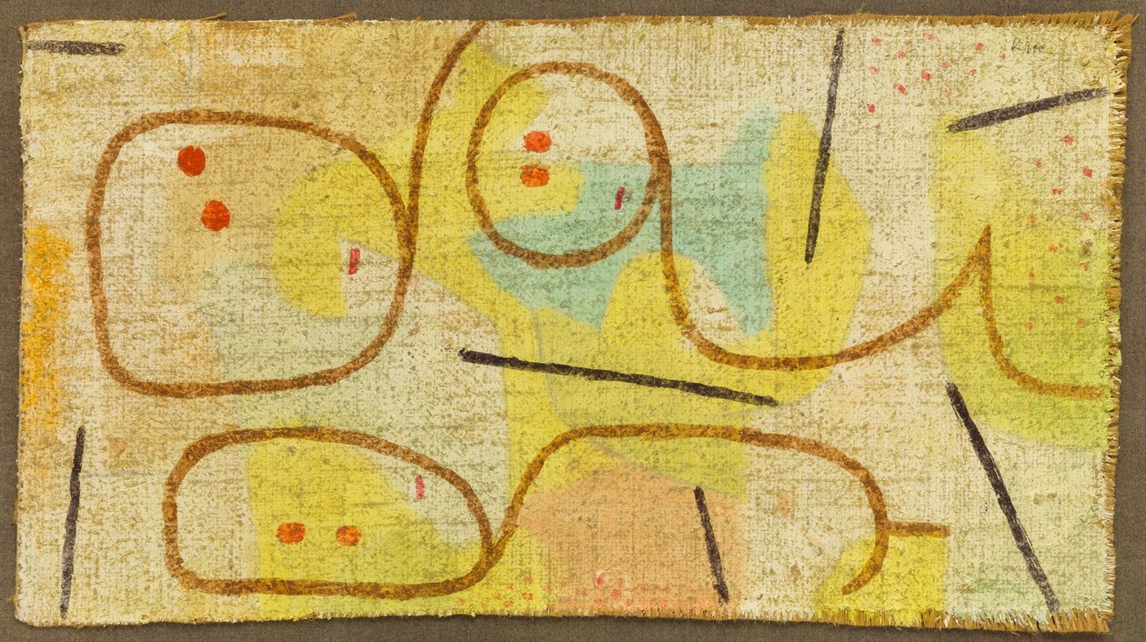 Reclining by Paul Klee