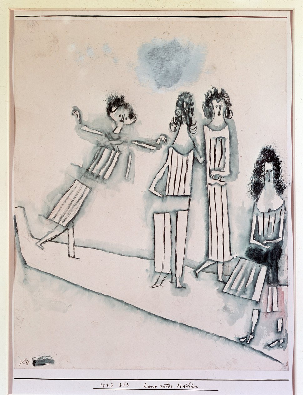 Scene with Girls by Paul Klee