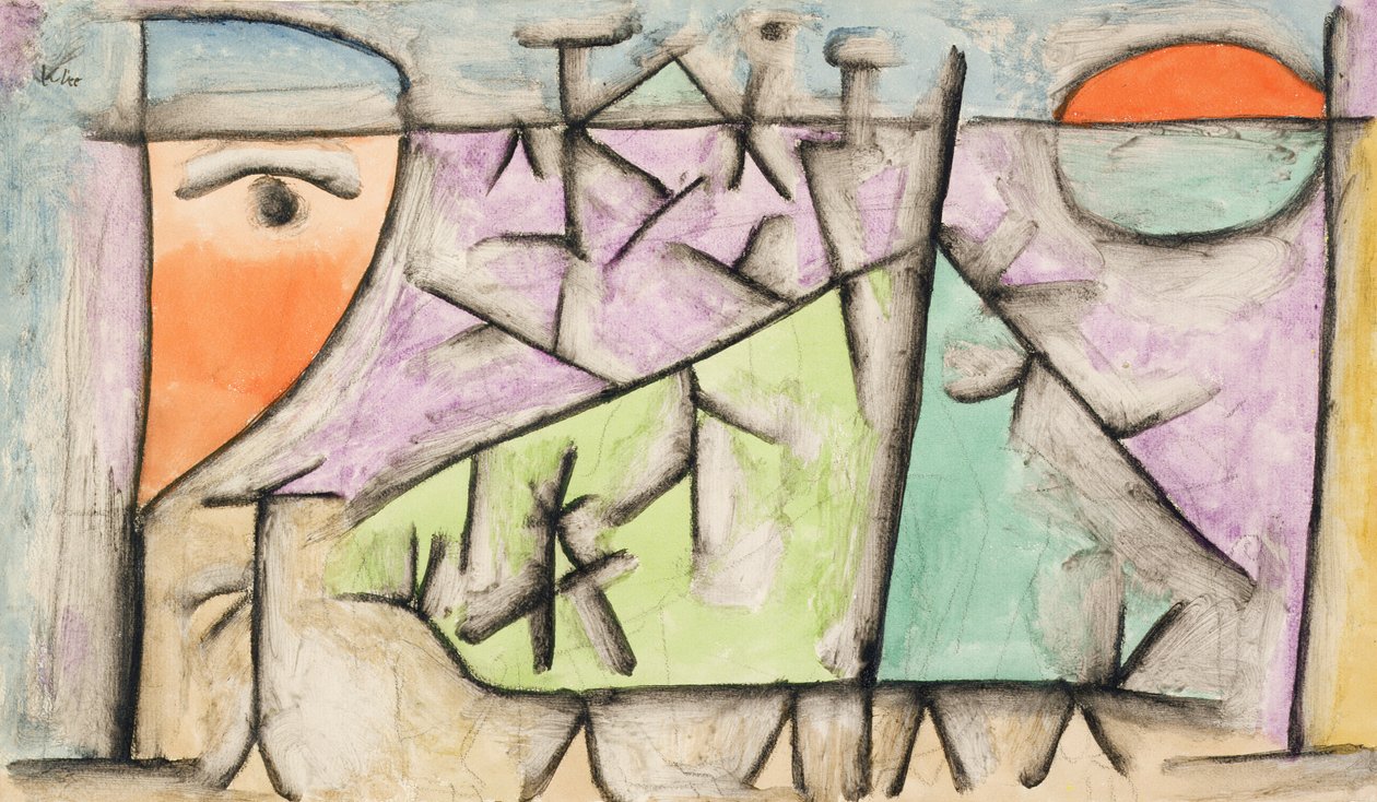 Sunset by Paul Klee