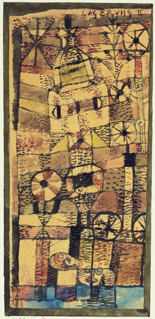 Stratification II by Paul Klee