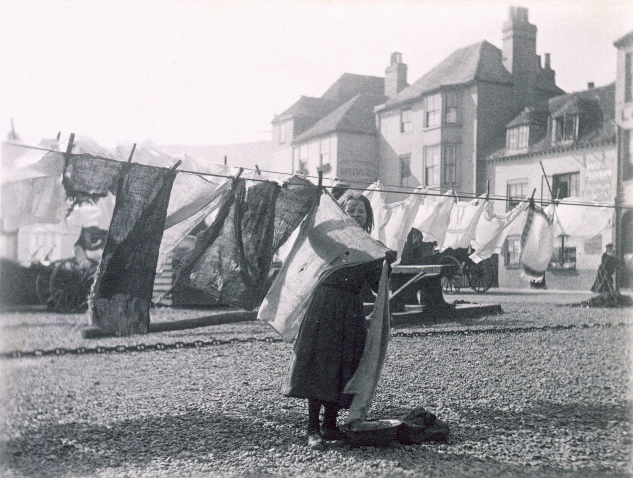 Putting out the washing, Hastings Old Town by Paul Martin