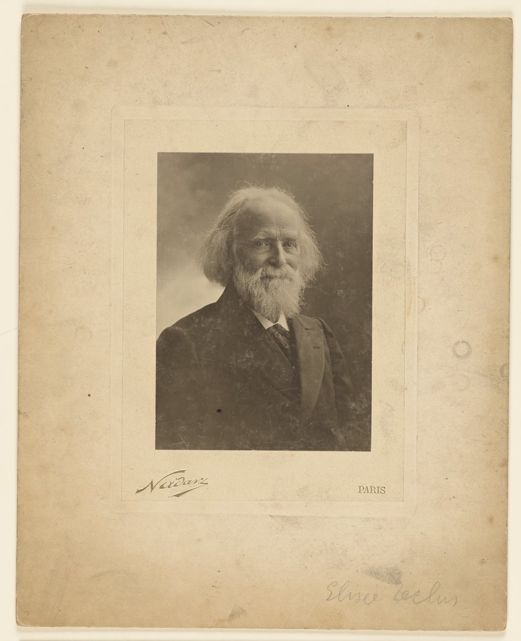 Élisée Reclus by Paul Nadar