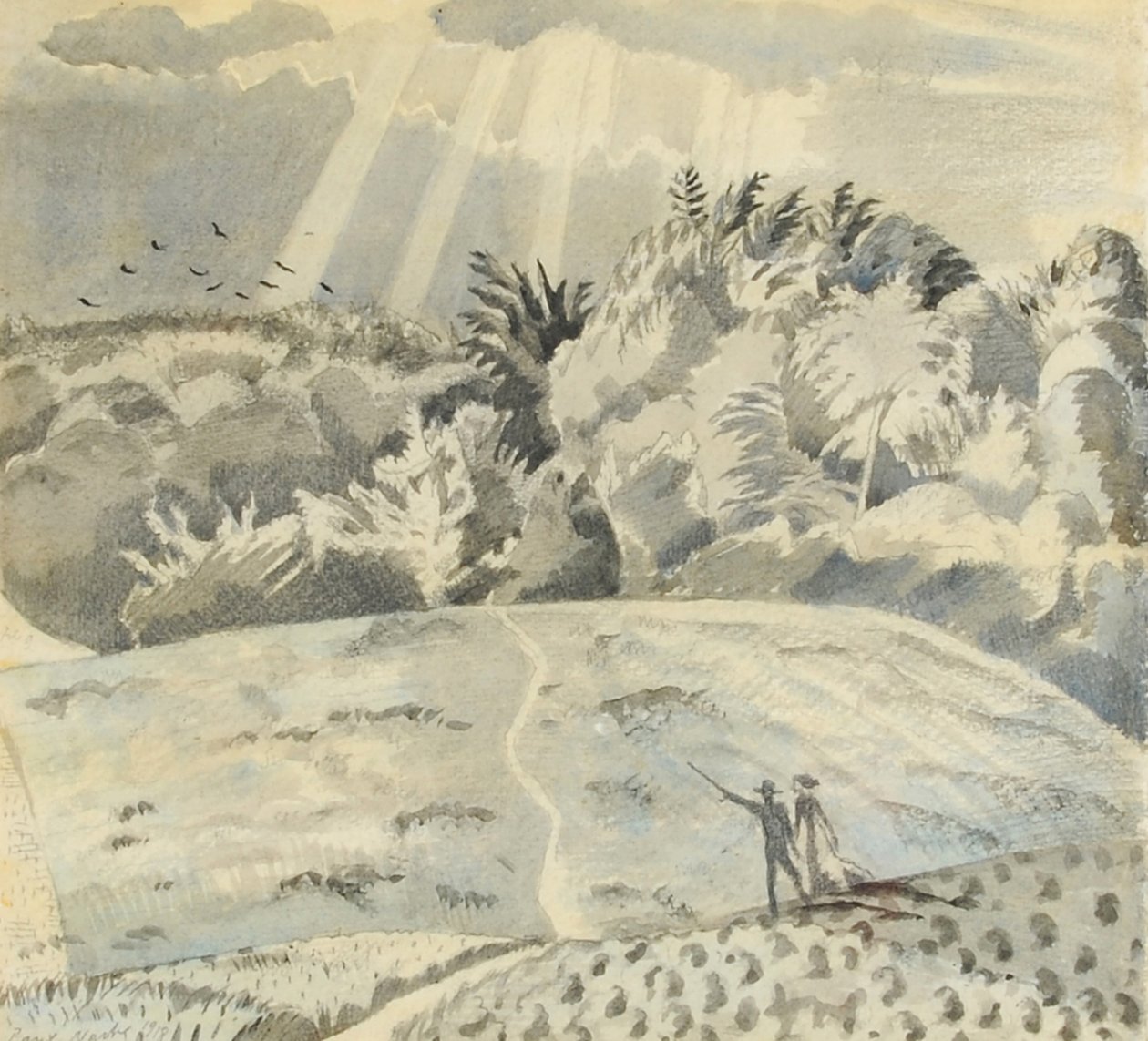 The Field Path by Paul Nash