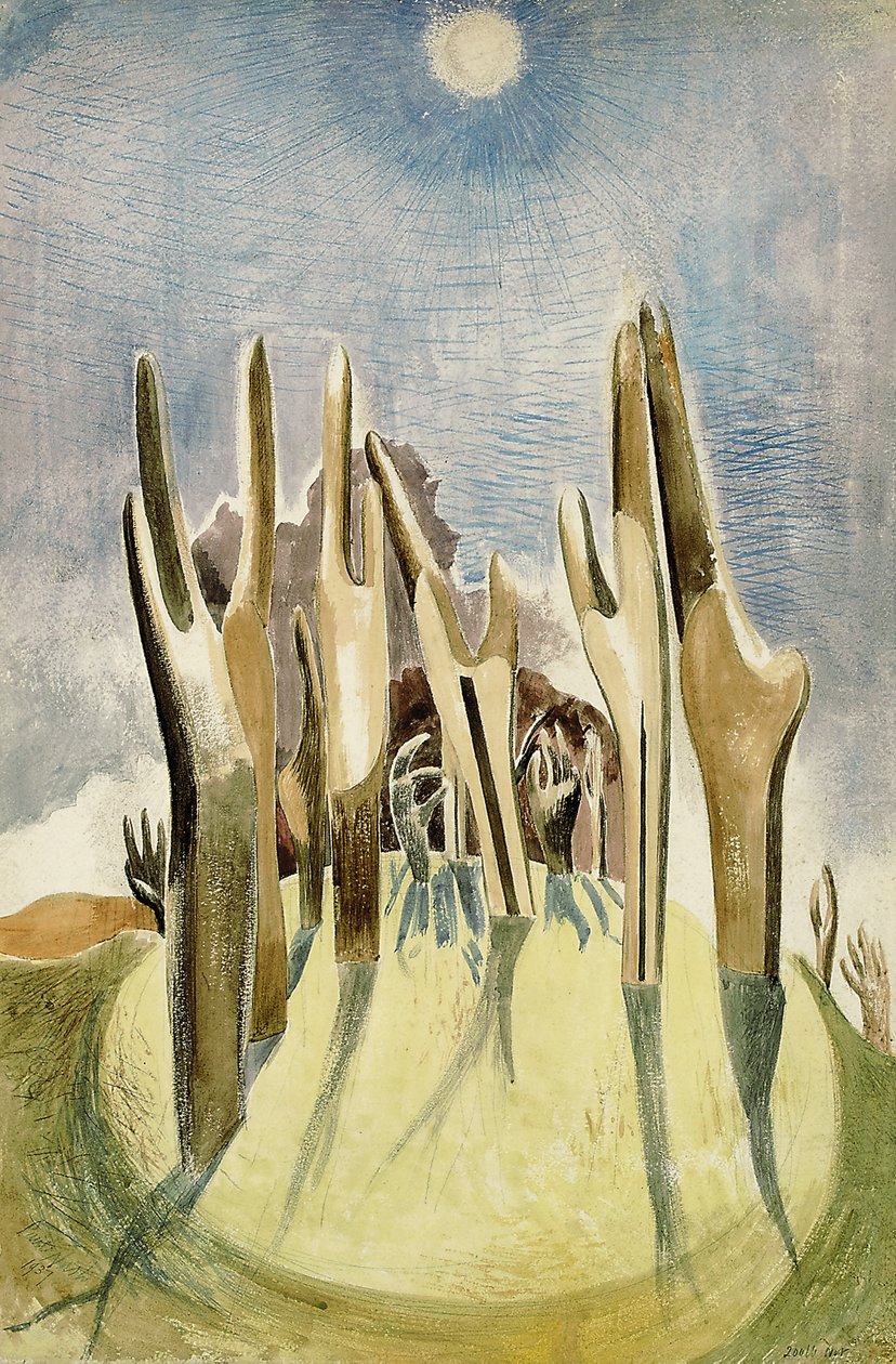 Wood on the Hill by Paul Nash