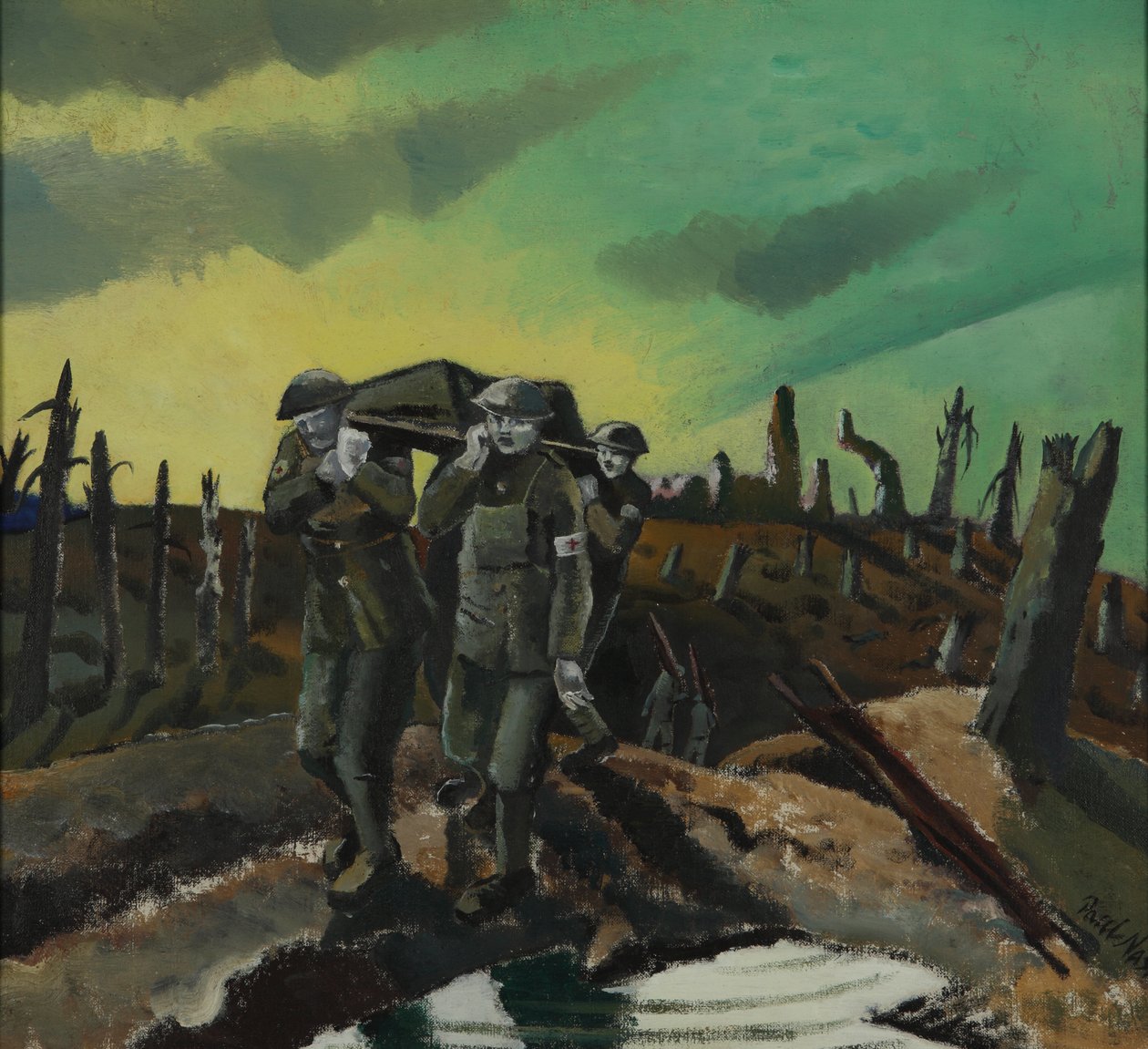 Wounded, Passchendaele by Paul Nash