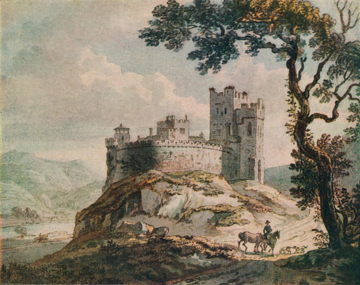 An Old Castle by Paul Sandby