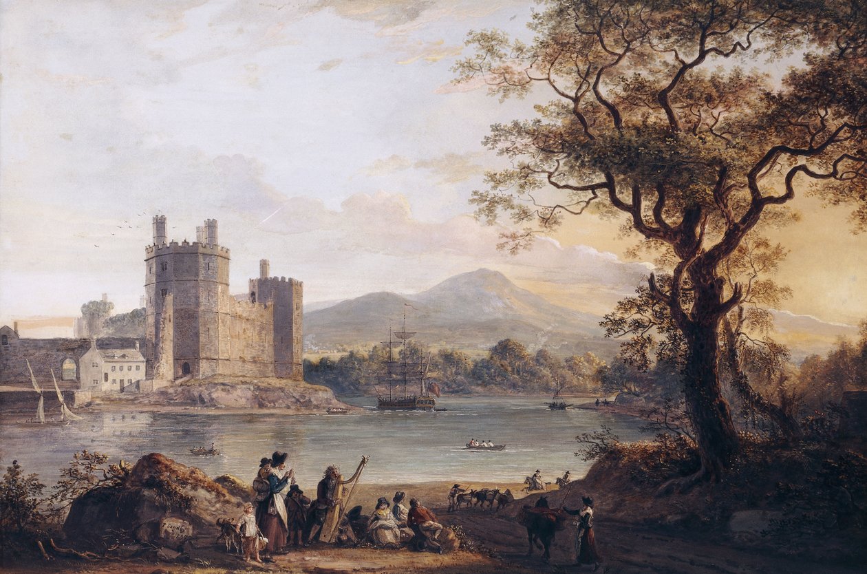 Caernarvon Castle by Paul Sandby