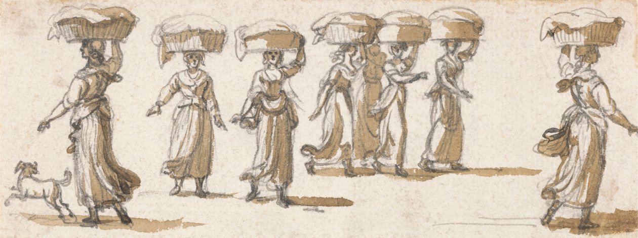 Washerwomen by Paul Sandby