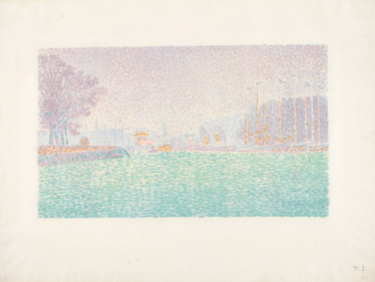 At Flushing by Paul Signac
