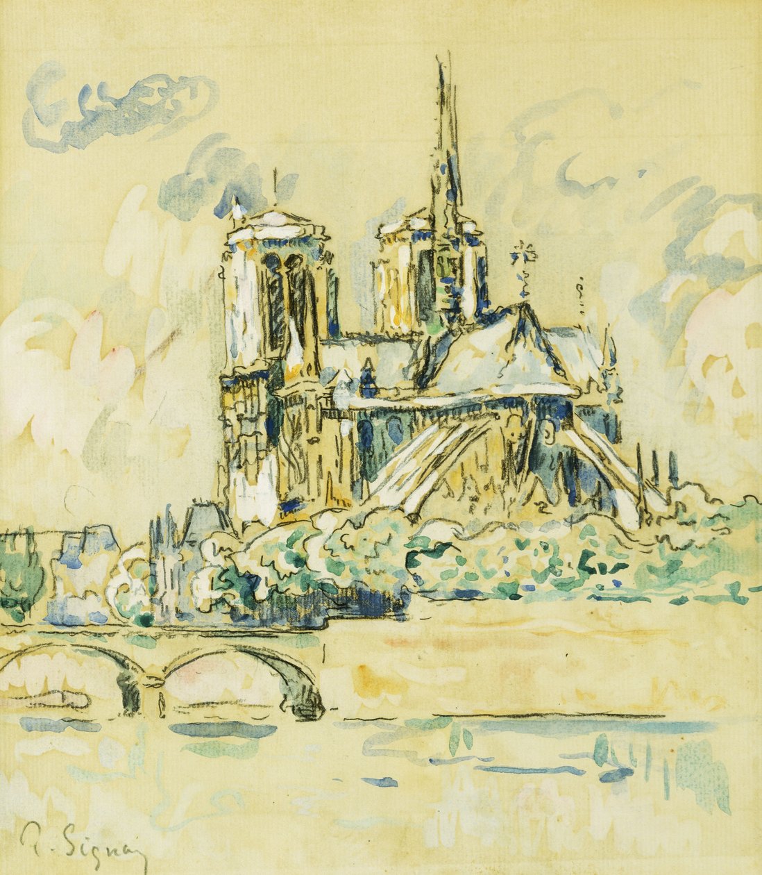 Notre Dame by Paul Signac