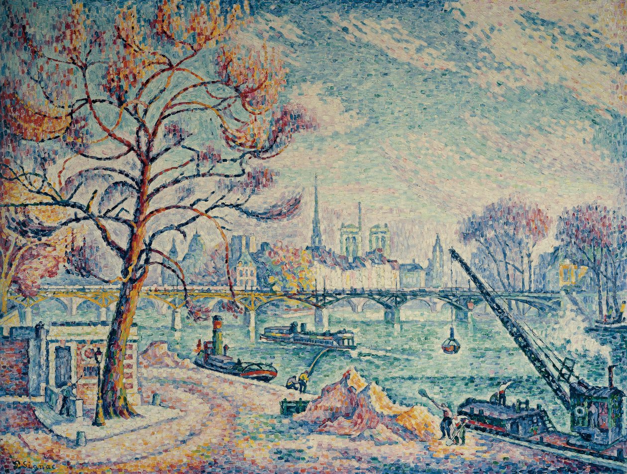 Pont des Arts by Paul Signac