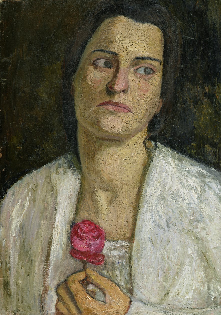 The Sculptress Clara Rilke-Westhoff by Paula Modersohn Becker