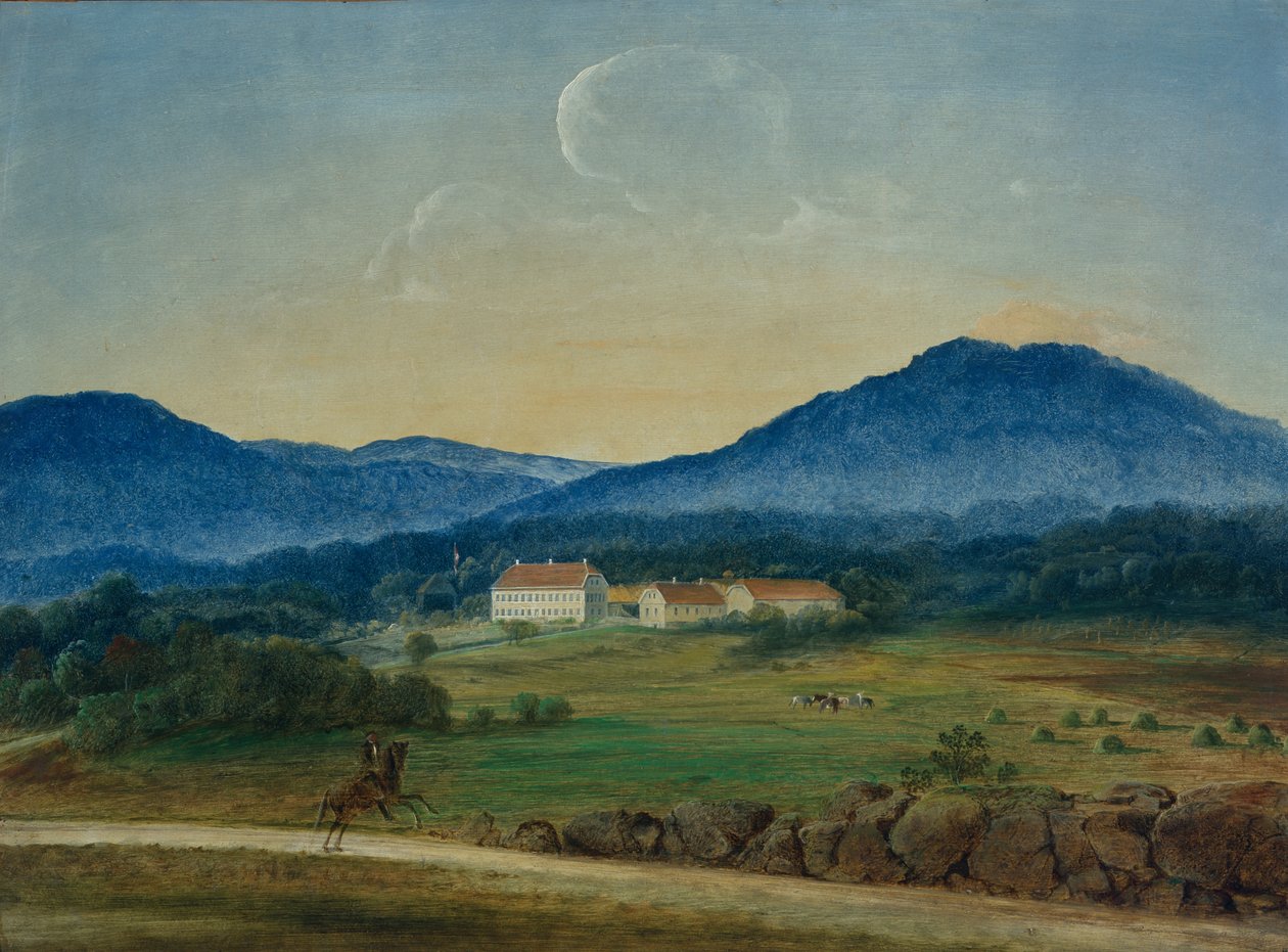 Riis Manor House by Peder Balke