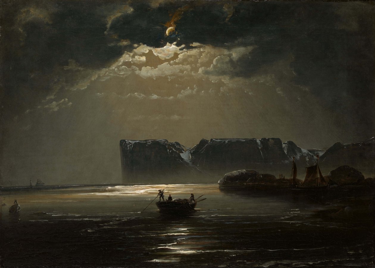 The North Cape by Moonlight by Peder Balke