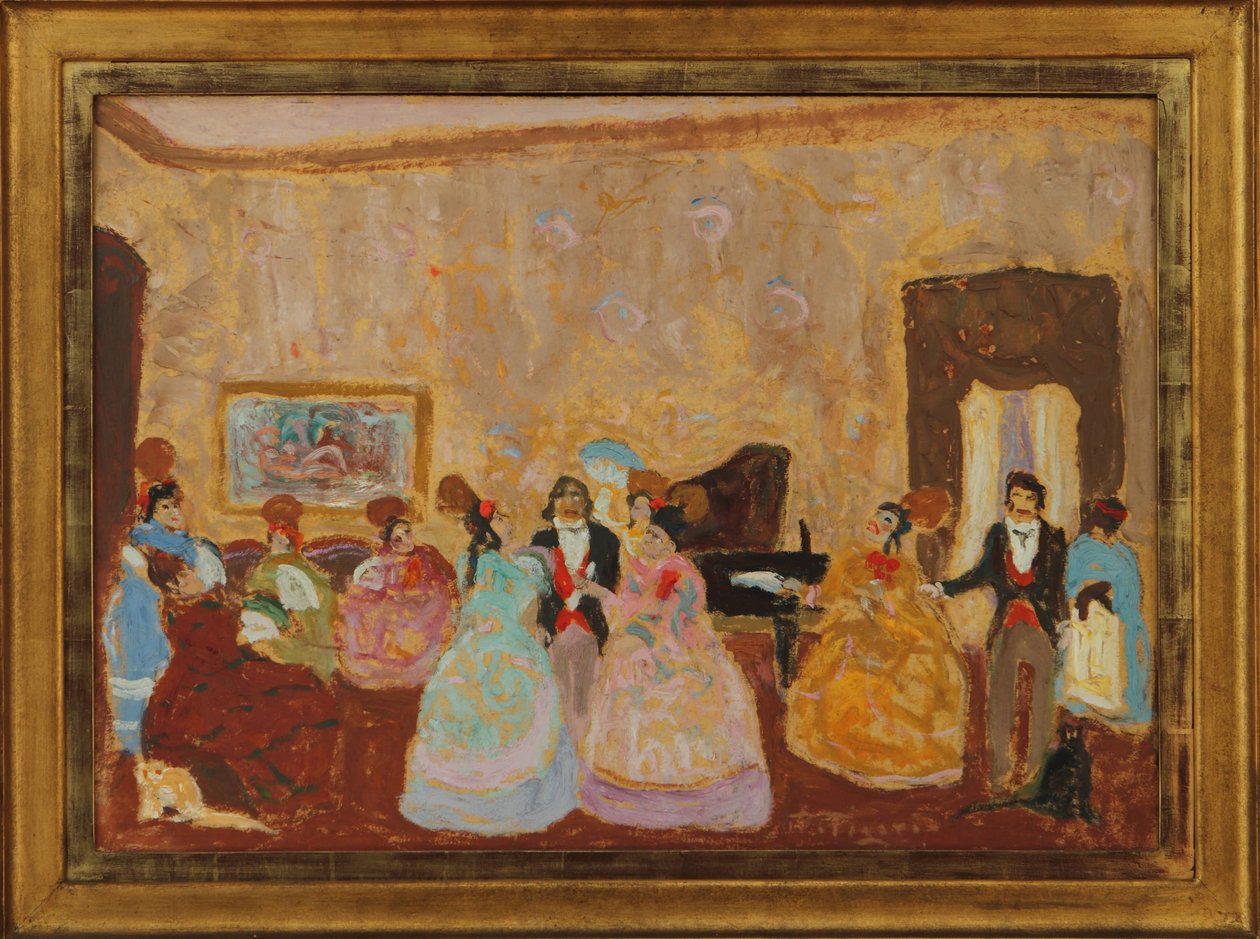 Tertulia by Pedro Figari
