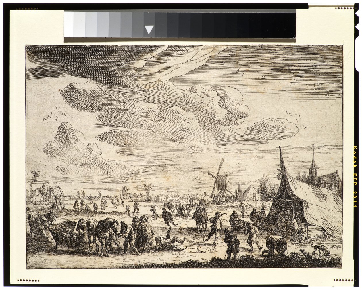 Skaters, c.1790 by Pieter Bouts