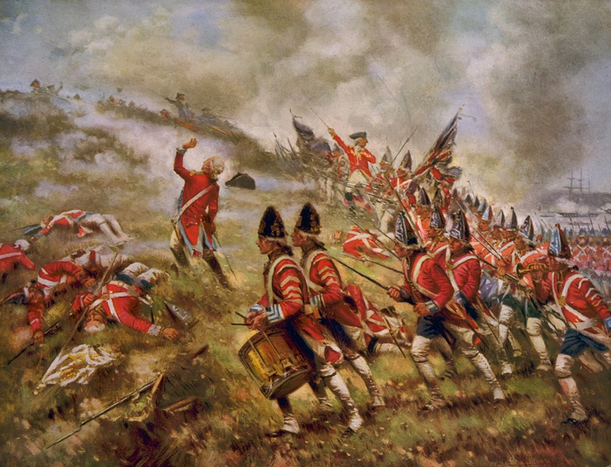 Battle of Bunker Hill by Percy Moran