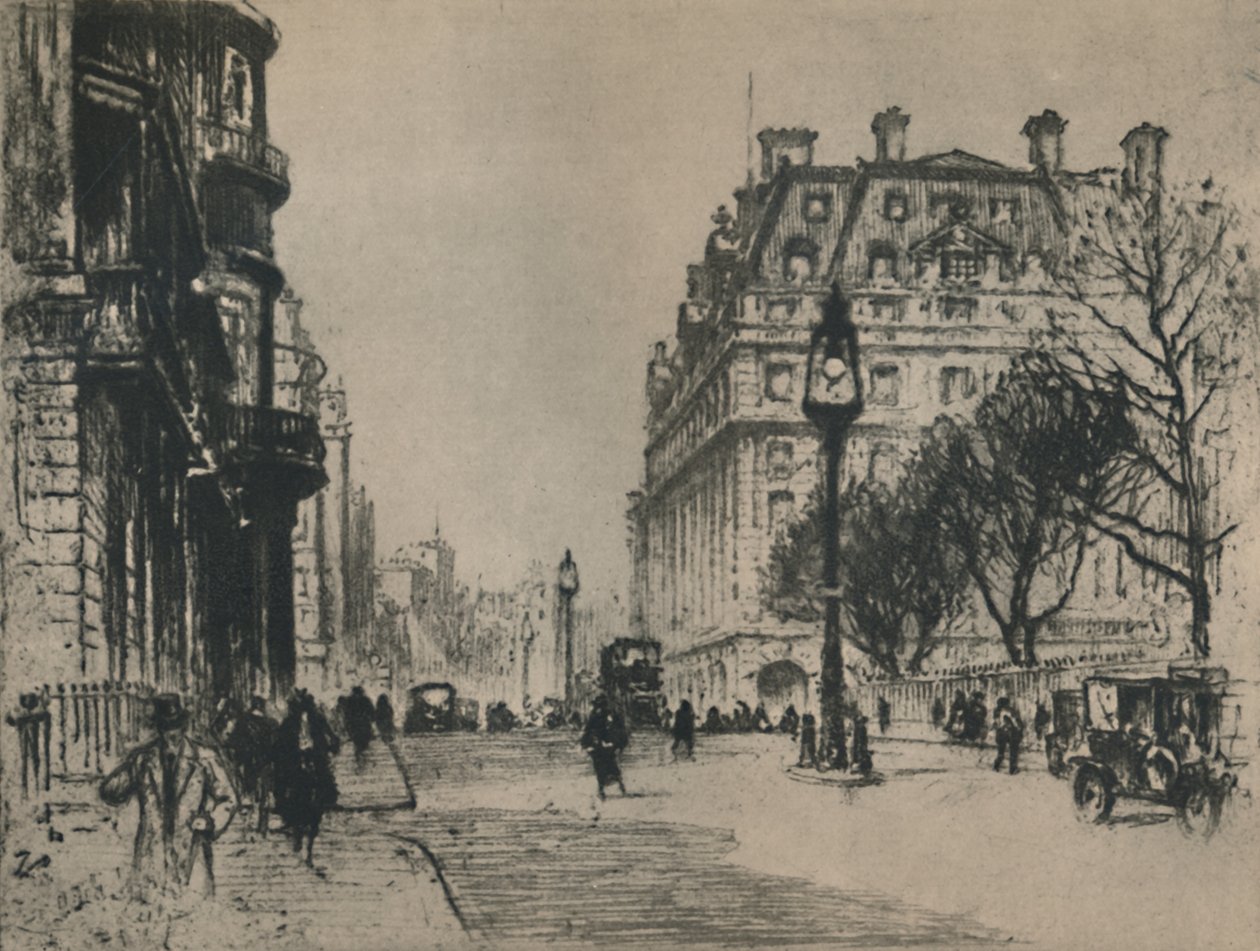 Piccadilly, 1927 by Percy Robertson