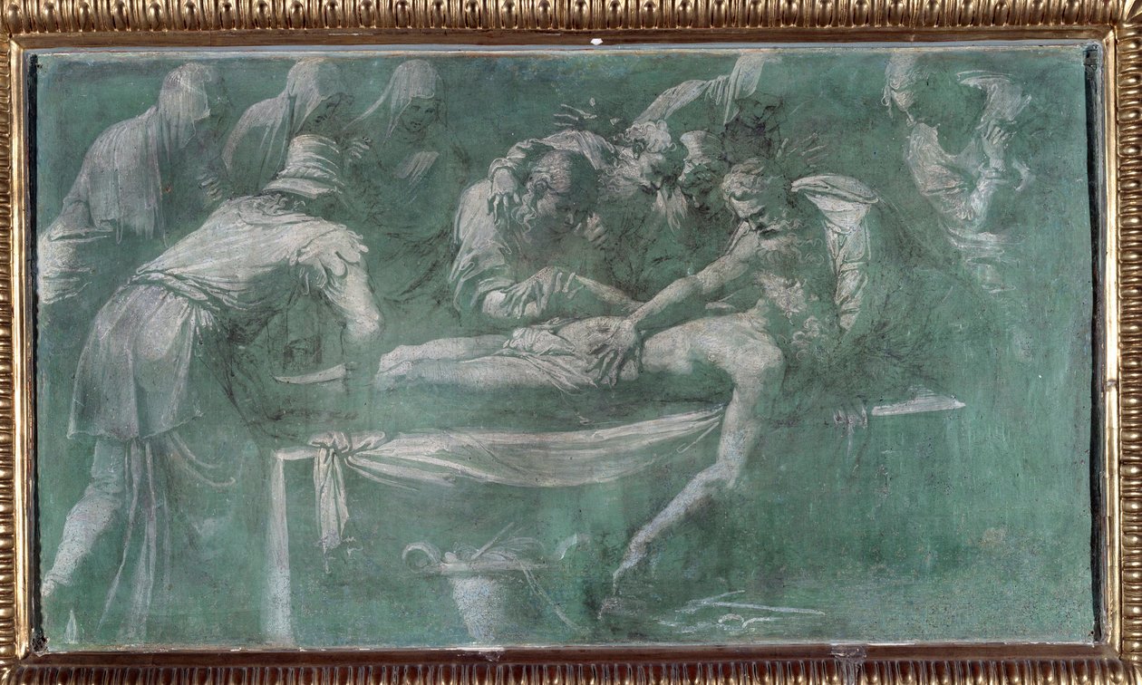 Entombment of Jesus by Perino del Vaga