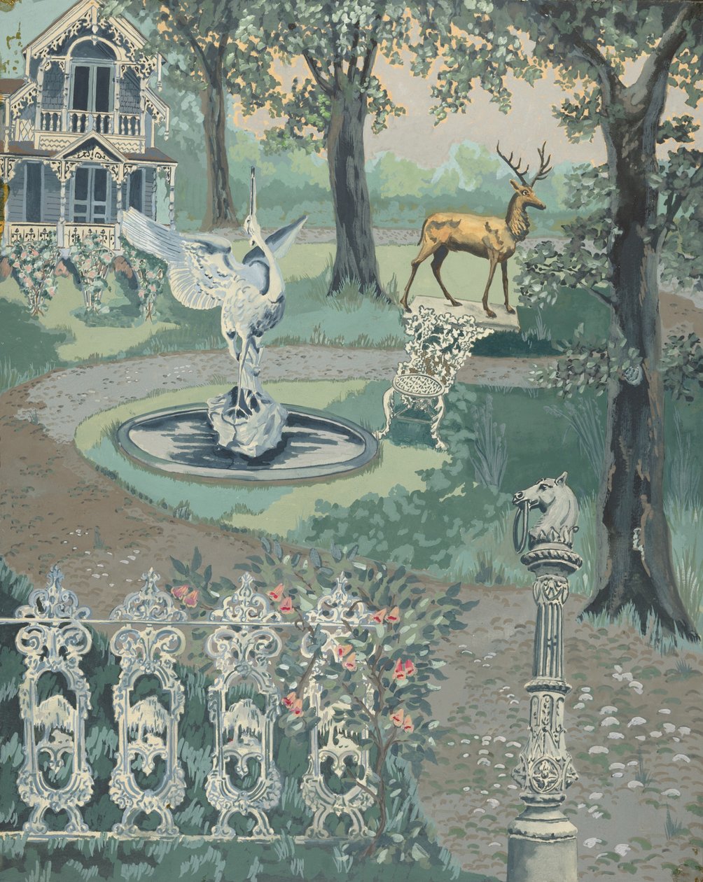 Garden Setting by Perkins Harnly