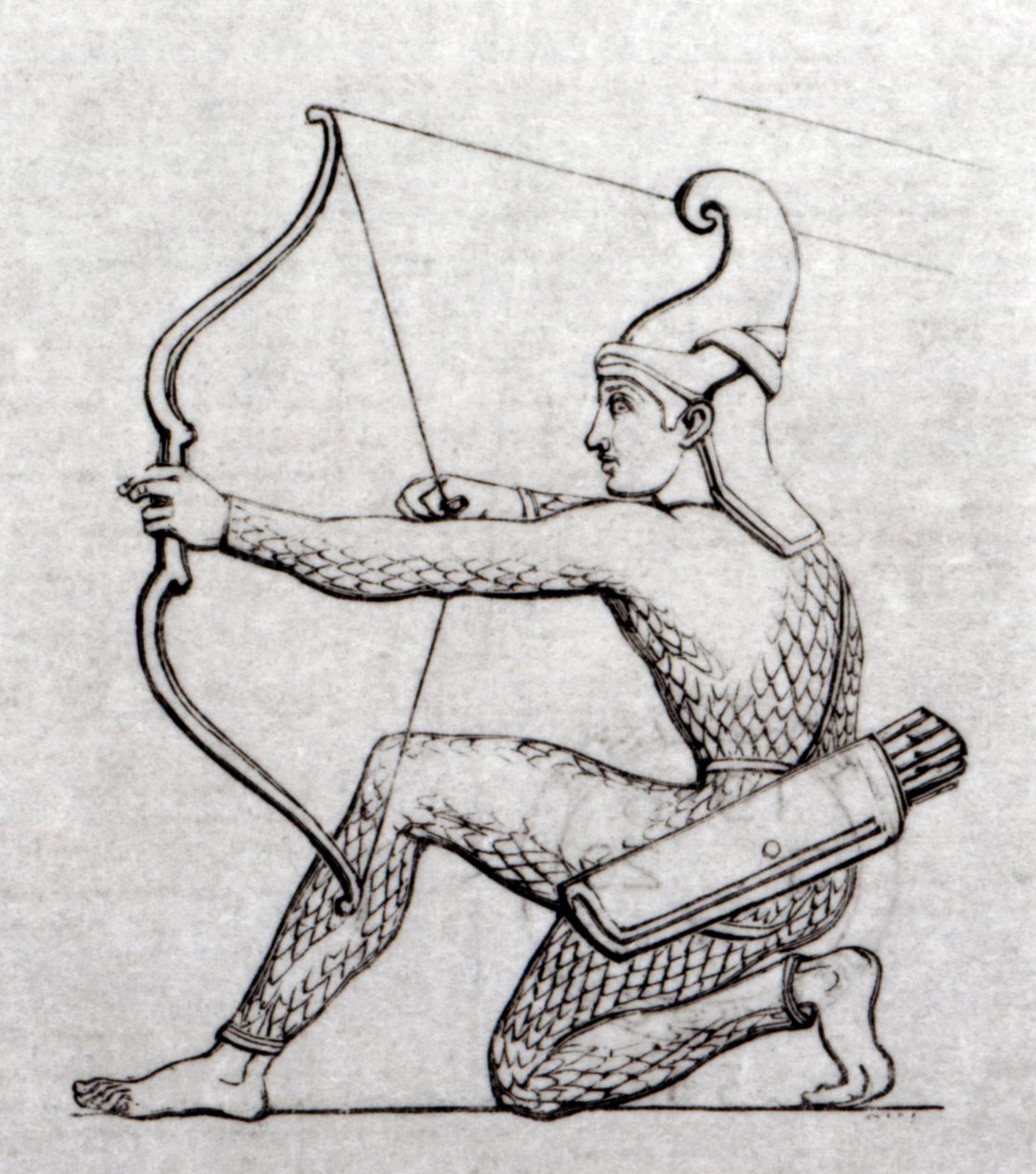 Archer by Persian School