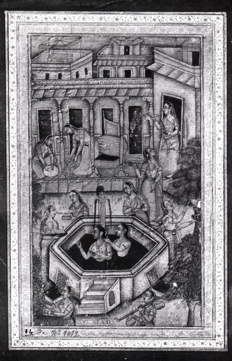 Women Bathing by Persian School
