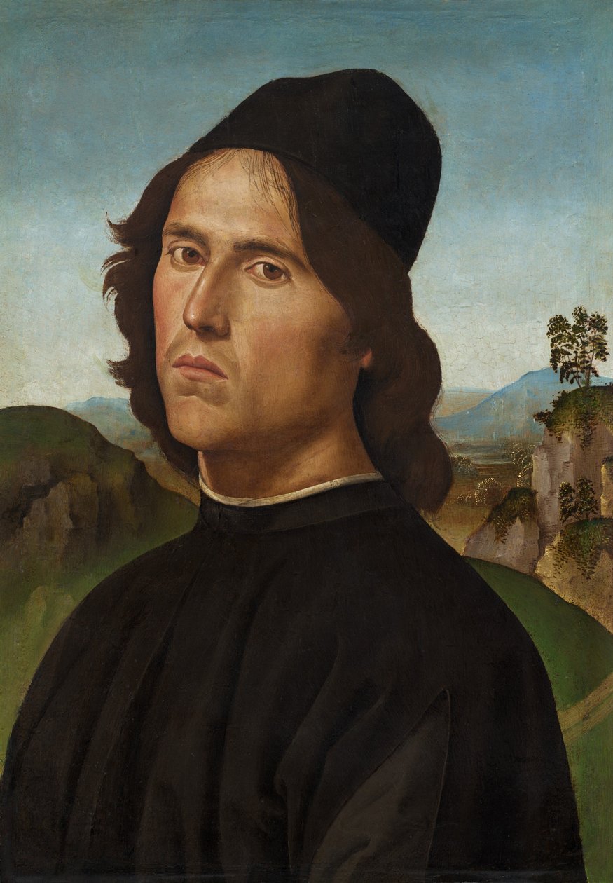 Portrait of Lorenzo di Credi by Perugino