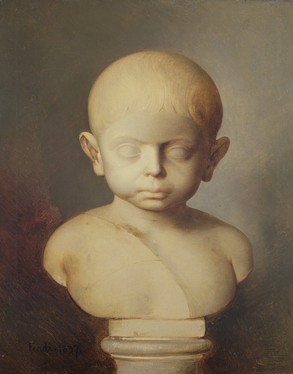 Bust of a Boy by Peter Fendi