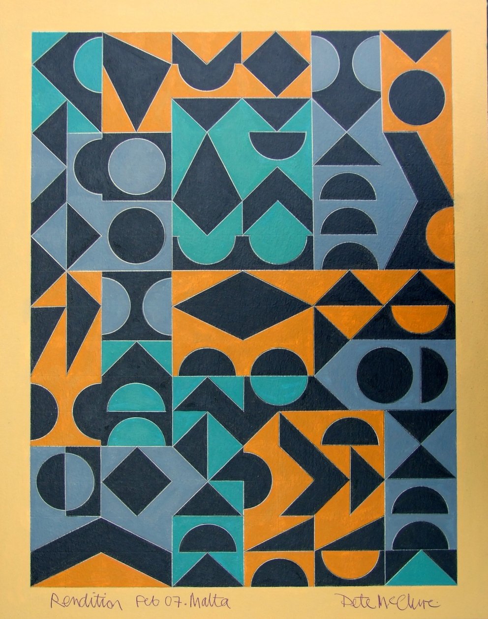 Rendition by Peter McClure