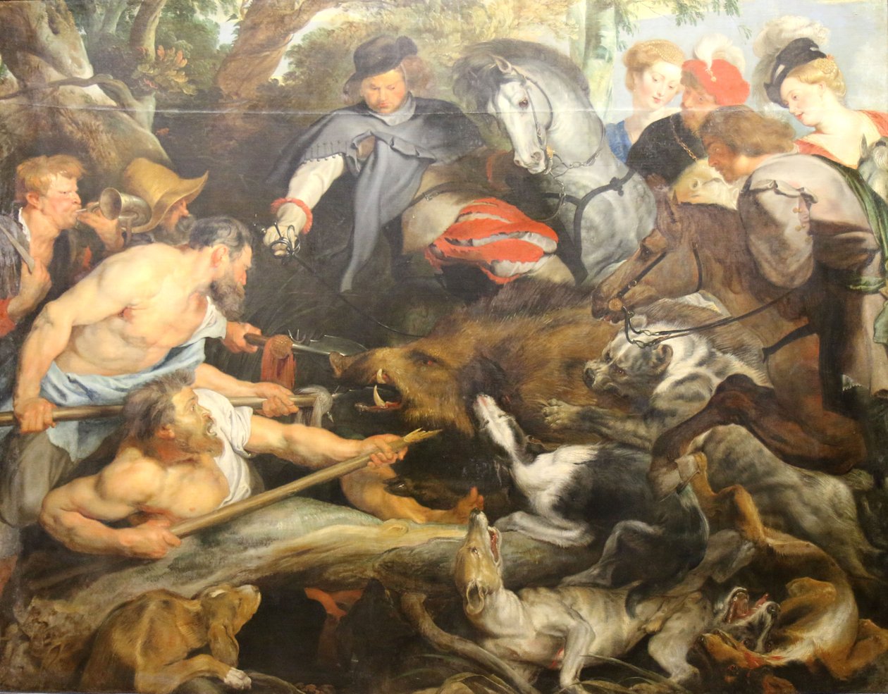 The Boar Hunt by Peter Paul Rubens