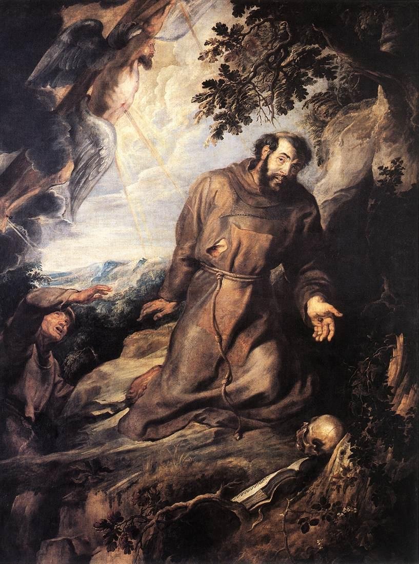 St. Francis of Assisi Receiving the Stigmata by Peter Paul Rubens