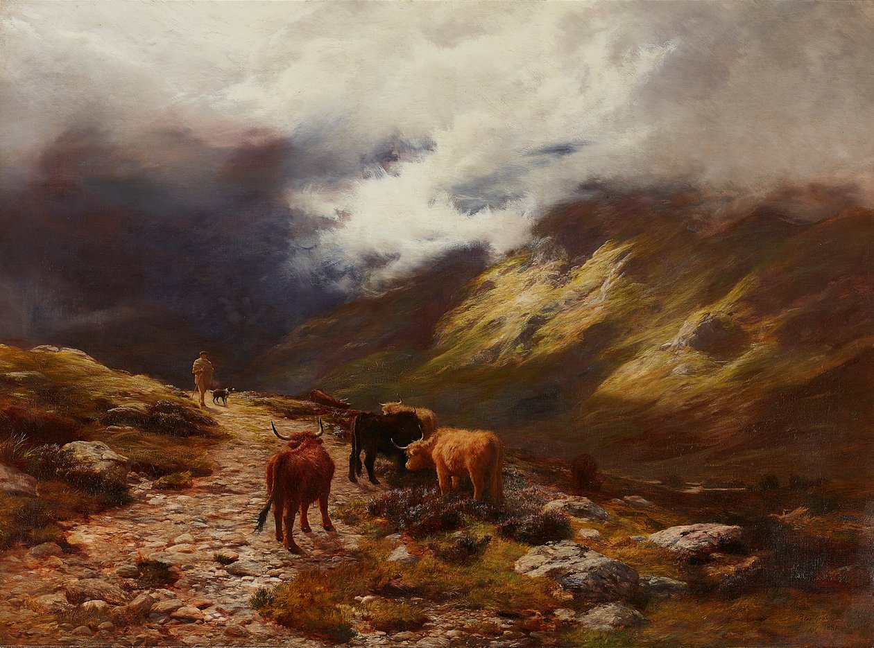 A Mountain Road by Peter Graham