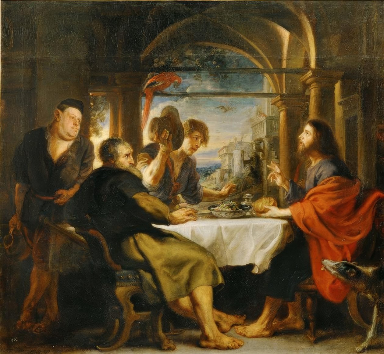 Christ in Emmaus by Peter Paul Rubens