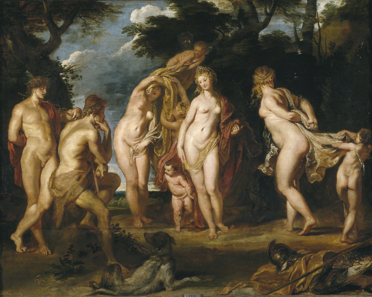 The Judgement of Paris, ca 1606 by Peter Paul Rubens