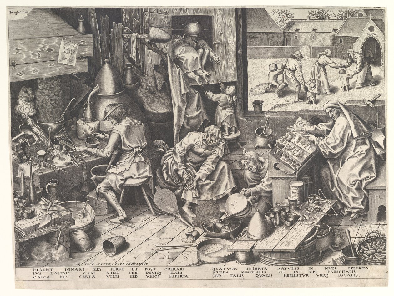 The Alchemist by Philip Galle