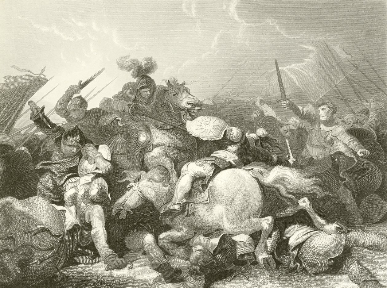 Battle of Bosworth Field by Philippe Jacques de Loutherbourg