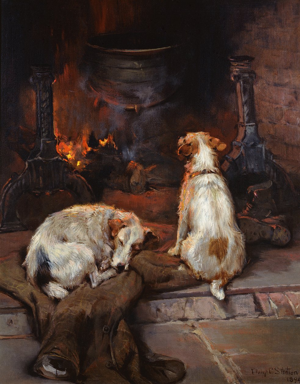 By the Hearth by Philip Eustace Stretton