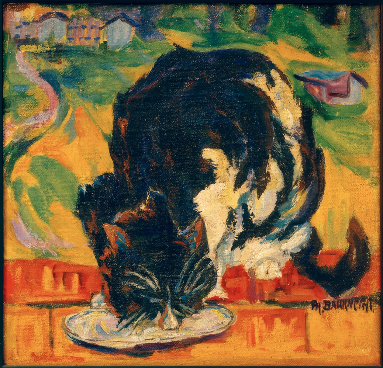 Eating Cat by Philipp Bauknecht