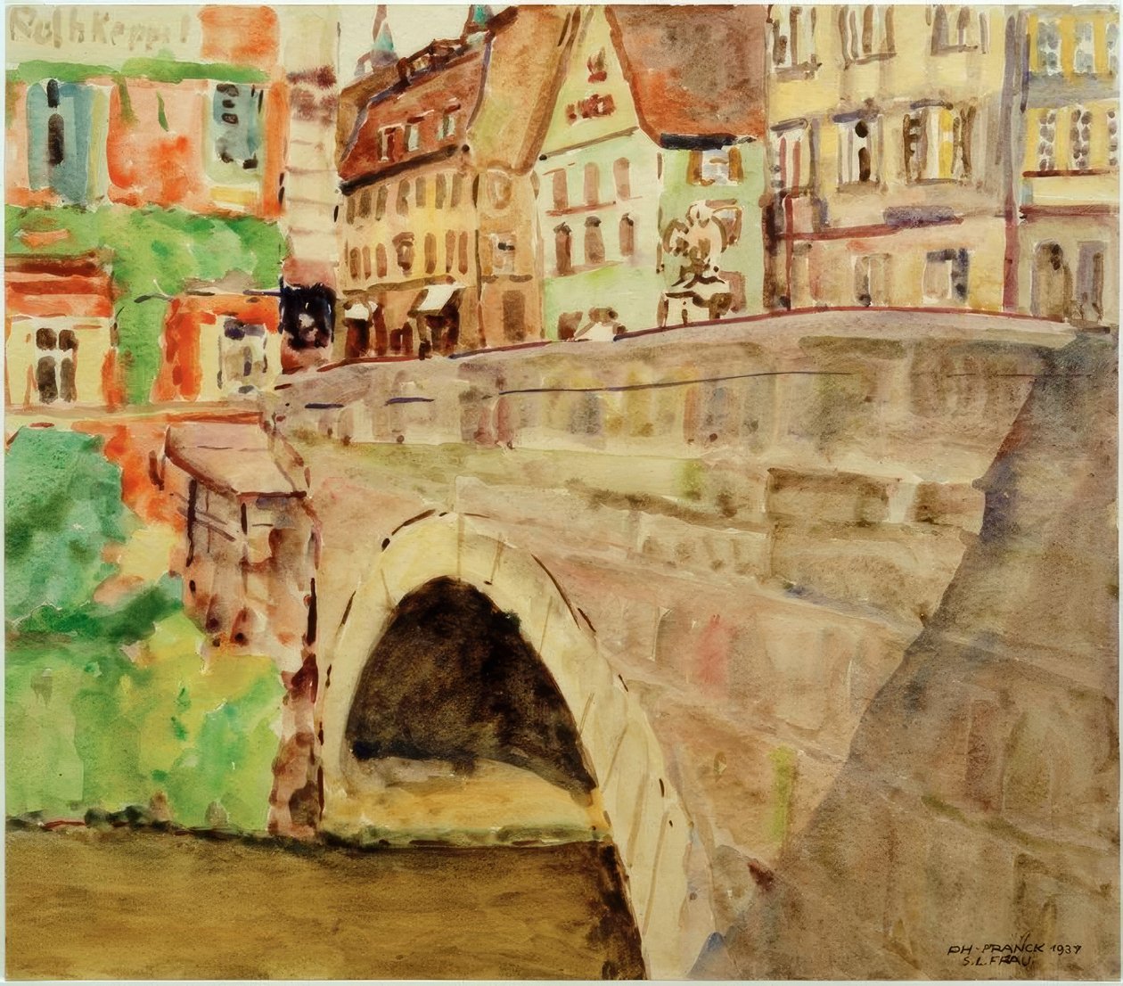 Bridge in Bamberg by Philipp Franck