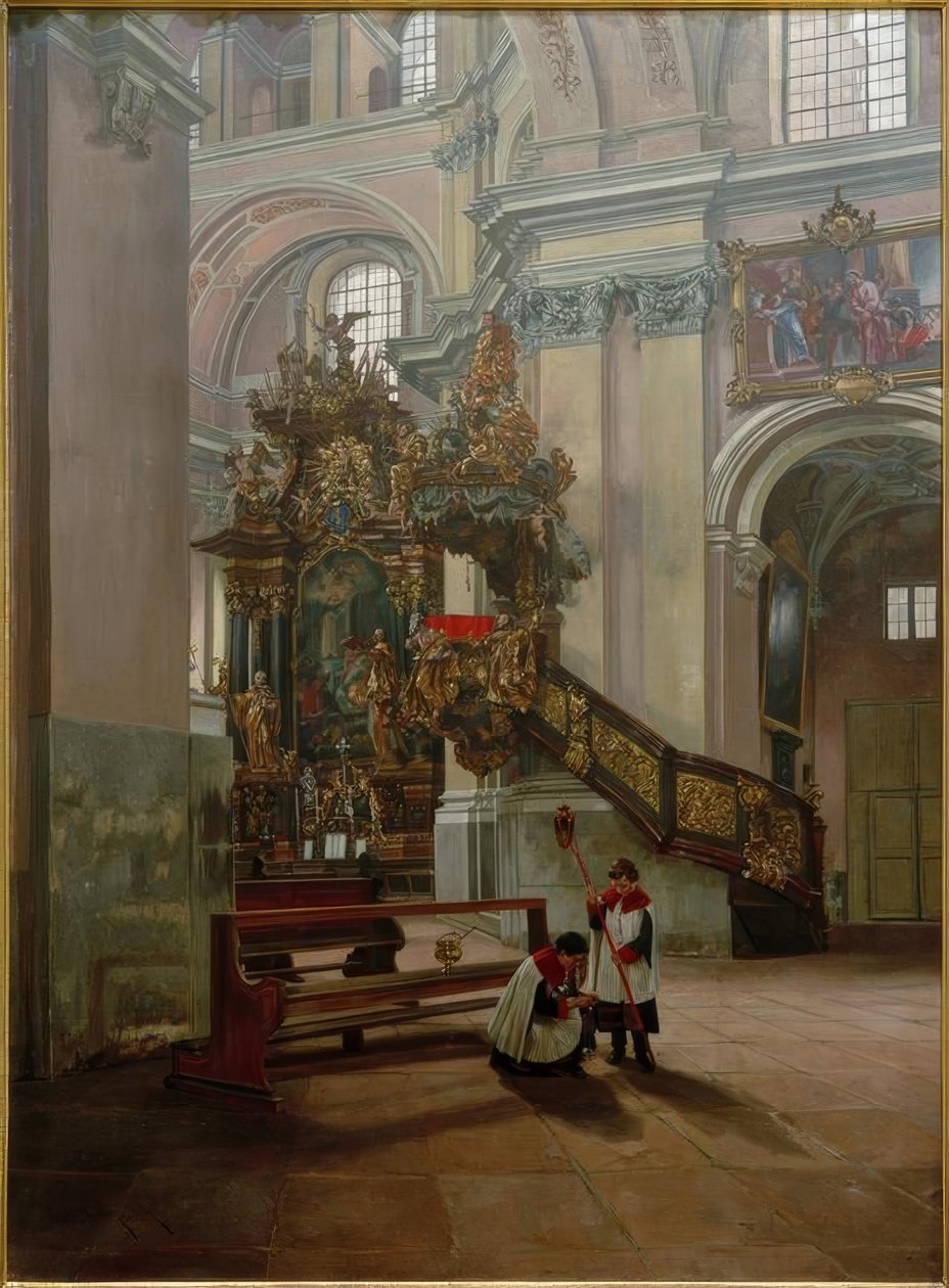 Church Interior by Philipp Franck