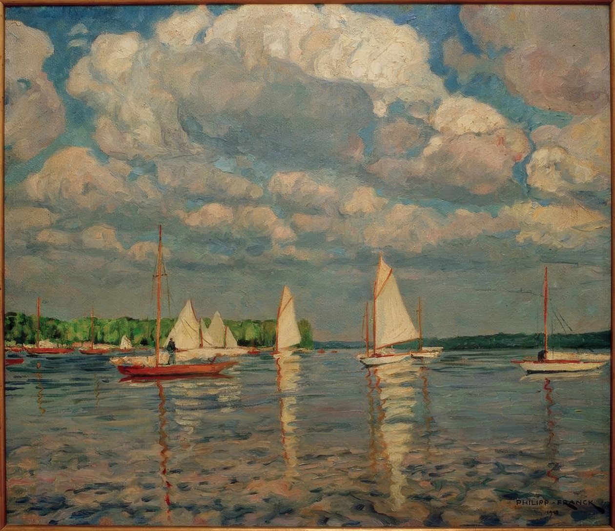 Sailboats on the Wannsee by Philipp Franck