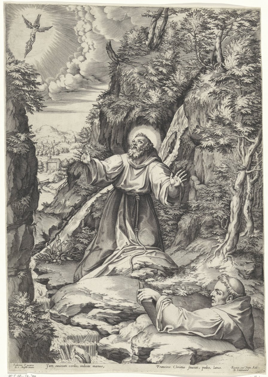 Francis of Assisi Receiving the Stigmata by Philippe de Soye