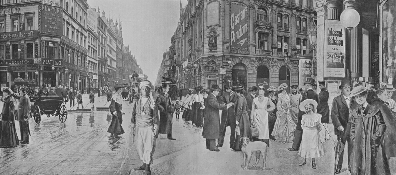 Friedrich Street, At the Passage by Photographer German